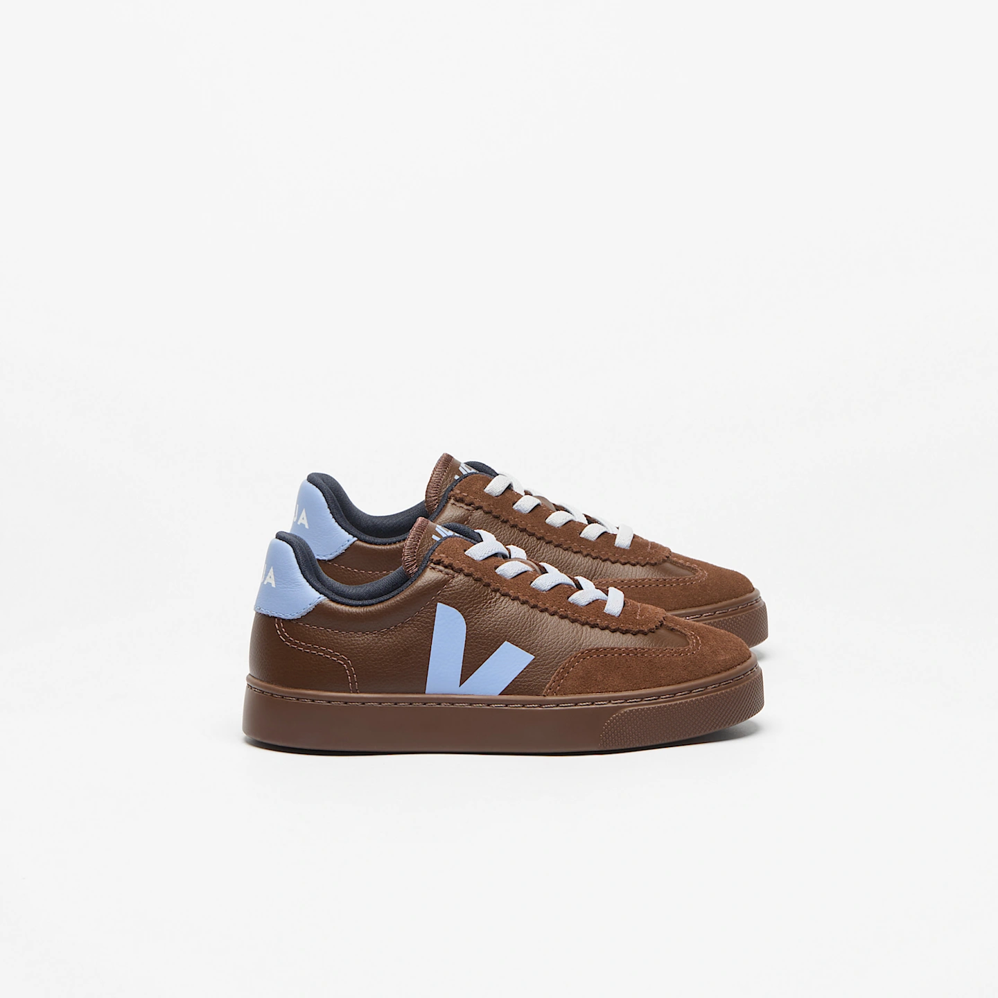 VEJA | VOLLEY ELASTIC LACES LEATHER WALNUT OLYMPE