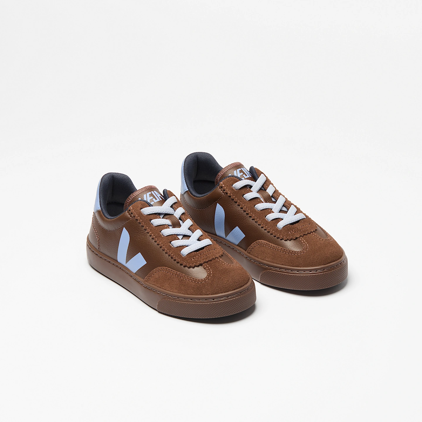 VEJA | VOLLEY ELASTIC LACES LEATHER WALNUT OLYMPE