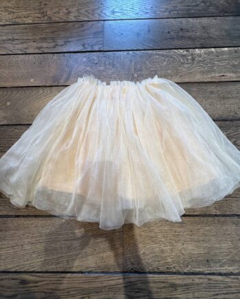 SECOND LIFE | jupe tutu tulle pêche dorée