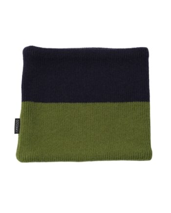 GOSOAKY | SNOOD BEE REAL deep dark blue / basil green