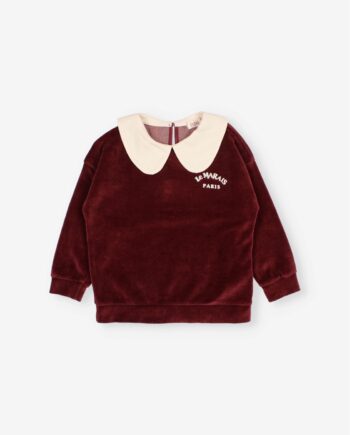 BÚHO | Velvet Sweatshirt Pomegranate