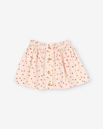BÚHO | Mini Cuore Skirt Cream Pink