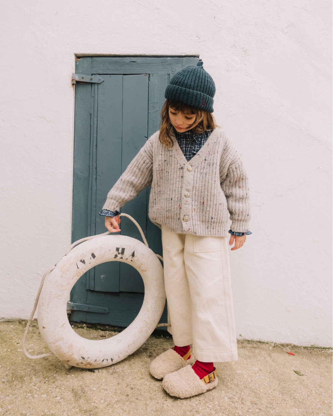BÚHO | Botonato Cardigan Pearl Grey