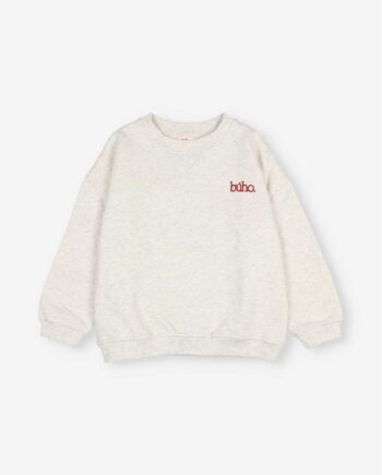 BÚHO | Fleece Sweat-shirt Ecru Melange