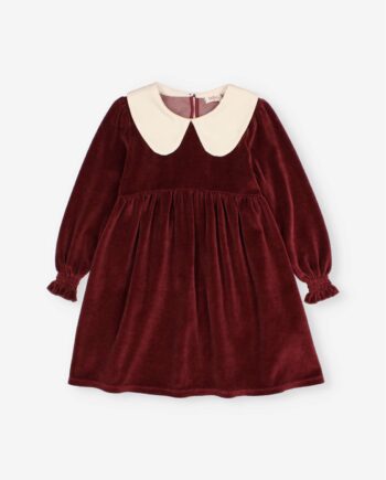 BÚHO | Velvet Dress Pomegranate