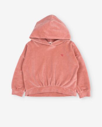 BÚHO | Velvet Hoodie Peony