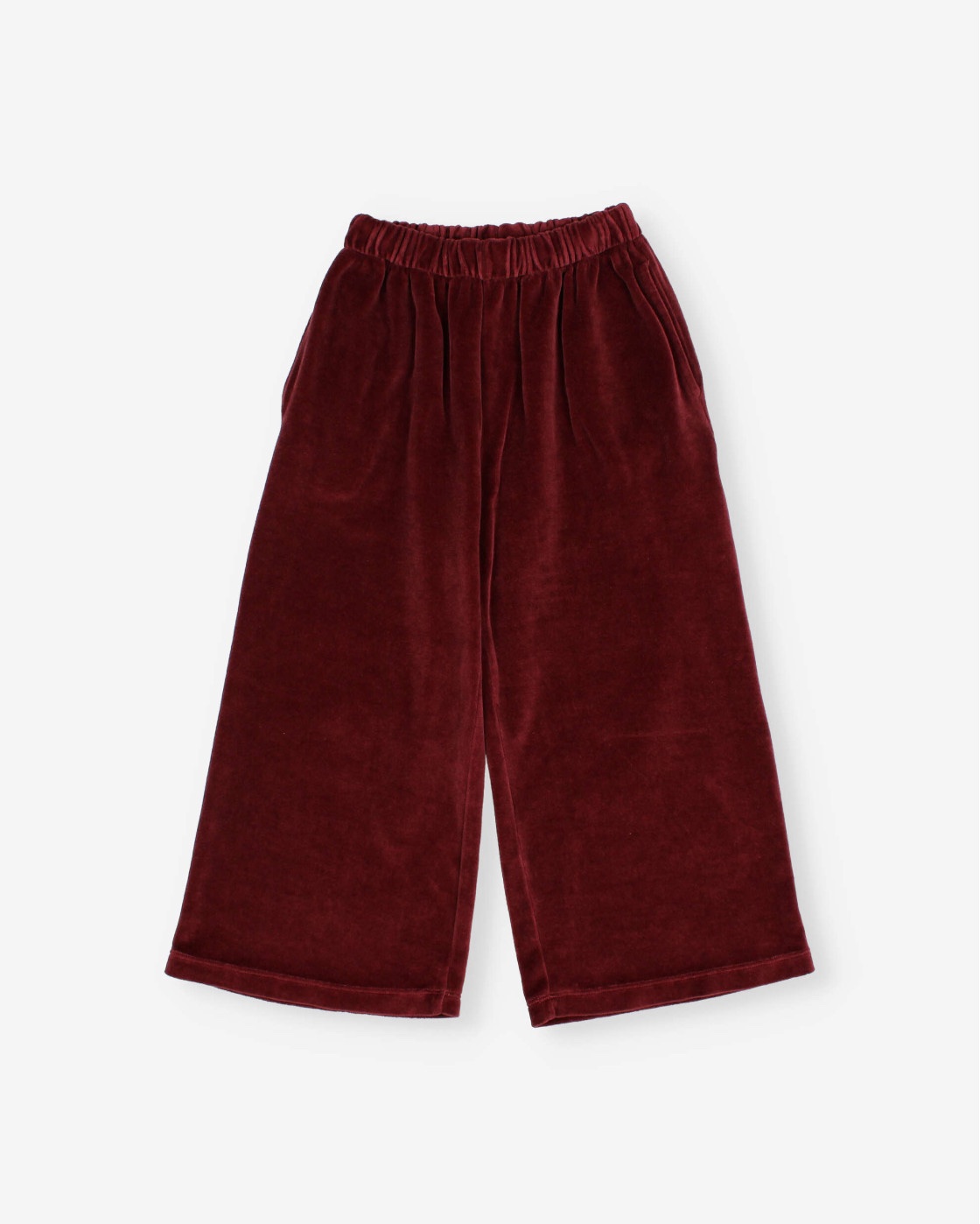 BÚHO | Velvet Wide leg Pomegranate