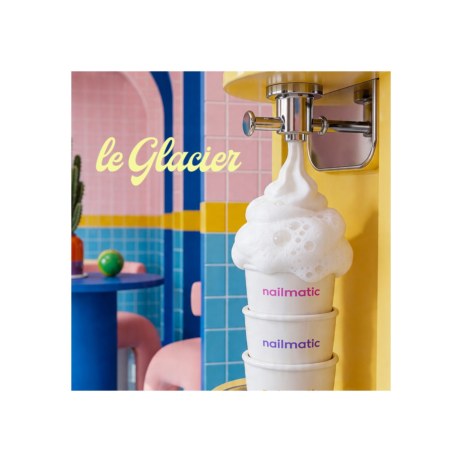 NAILMATIC | Mousse de douche lavante et Hydratante