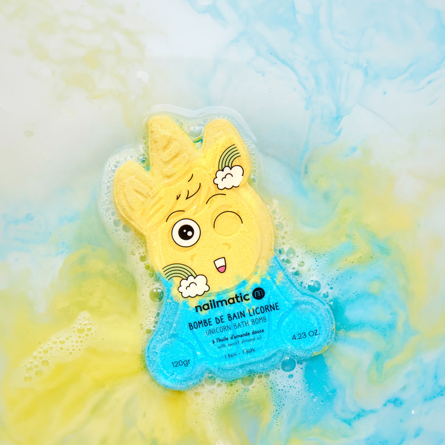 NAILMATIC | Bombe de bain Licorne