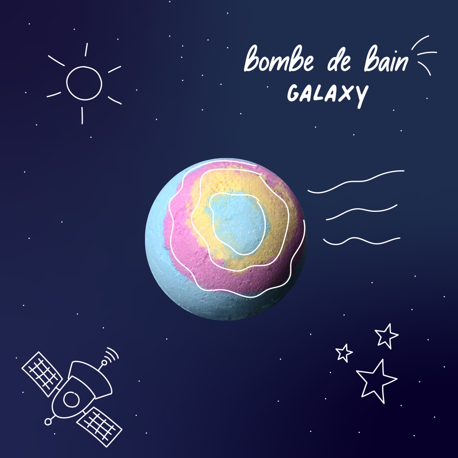 NAILMATIC | Bombe de bain Galaxy