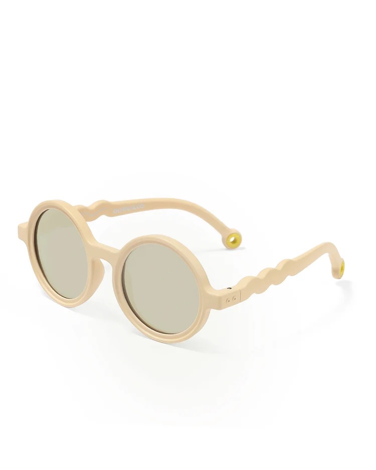 OLIVIOANDCO | Lunettes de soleil TODDLER 12-24 mois - Rond - Polarisé - Désert Sand