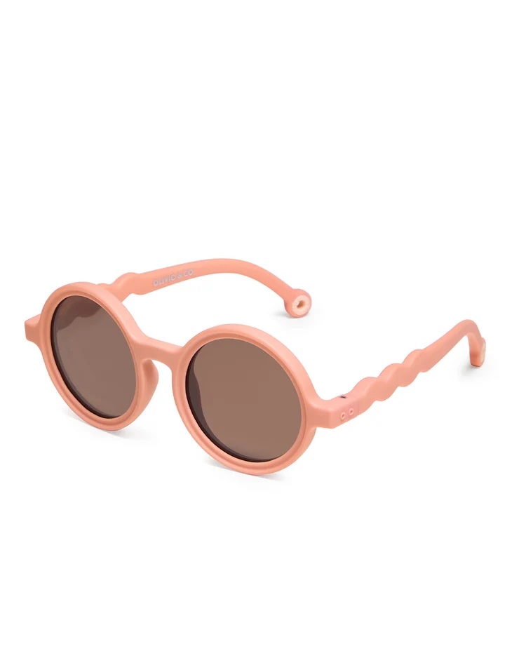 OLIVIOANDCO Lunettes de soleil TODDLER 12-24 mois- Rond - Polarisé - Fig Pink
