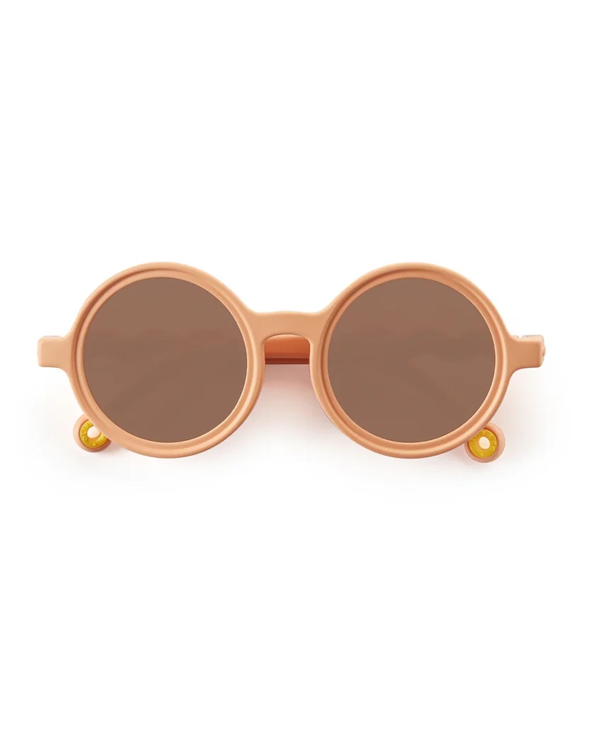 OLIVIOANDCO Lunettes de soleil TODDLER 12-24 mois- Rond - Polarisé - Grapefruit Pink