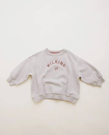 CLAUDE & CO | Carner Milking it Grey Marl Sweater