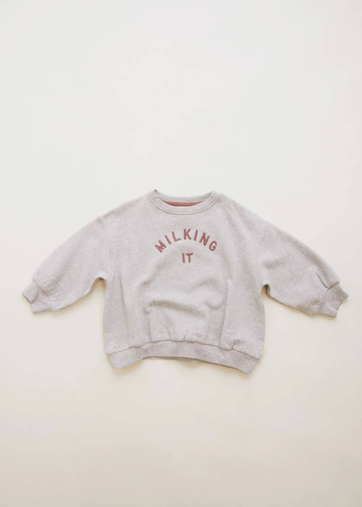 CLAUDE & CO | Carner Milking it Grey Marl Sweater