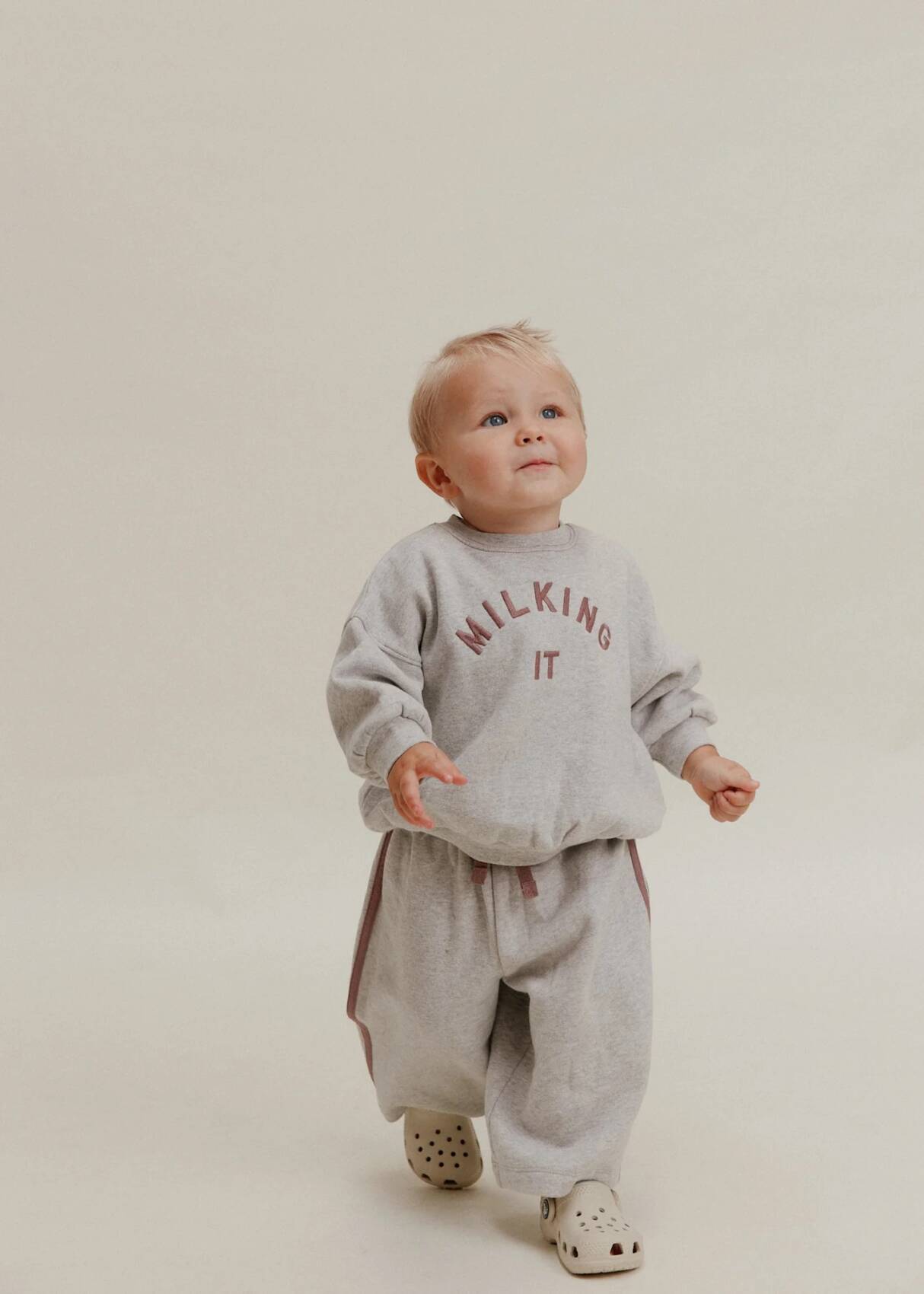 CLAUDE & CO | Carner Milking it Grey Marl Sweater