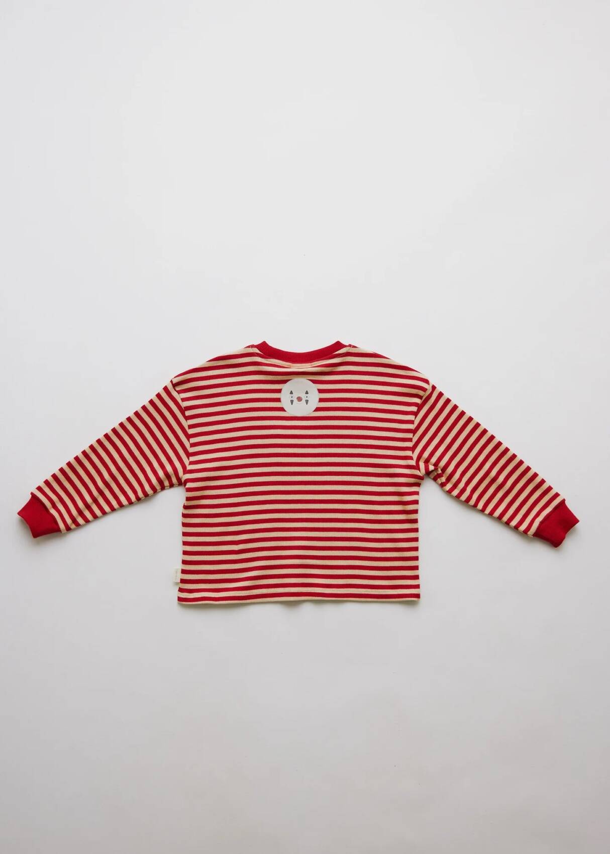 CLAUDE & CO | Jamie Acorn Stripe Long Sleeve Tee Red