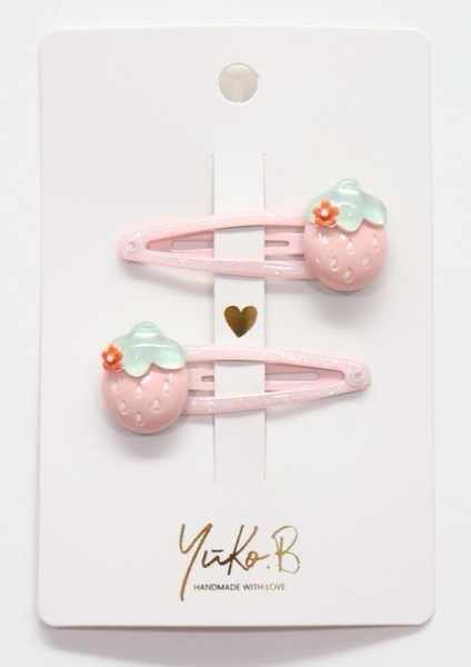 YUKO B | Barrettes Fraises