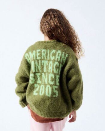AMERICAN VINTAGE | PULL PURCITY
OLIVE CHINE