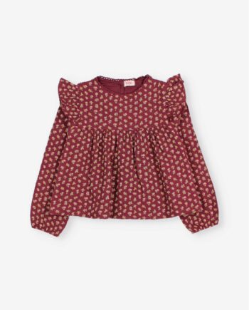 BÚHO | Cottage Blouse Pomegranate