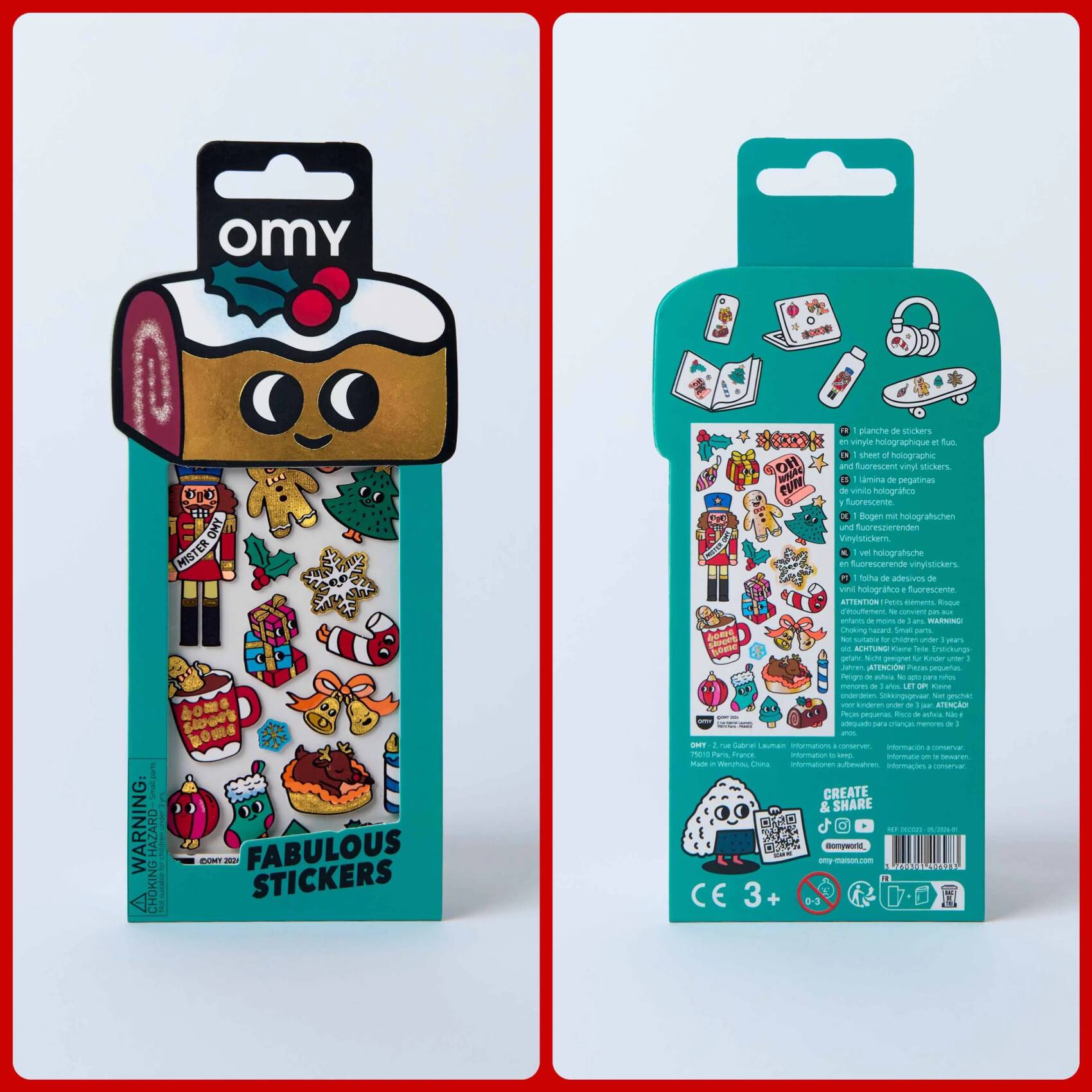 OMY | FABULOUS STICKERS - ICONIC - CHRISTMAS