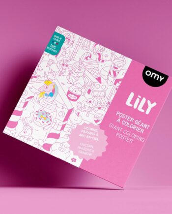 OMY | LILY - POSTER GÉANT À COLORIER