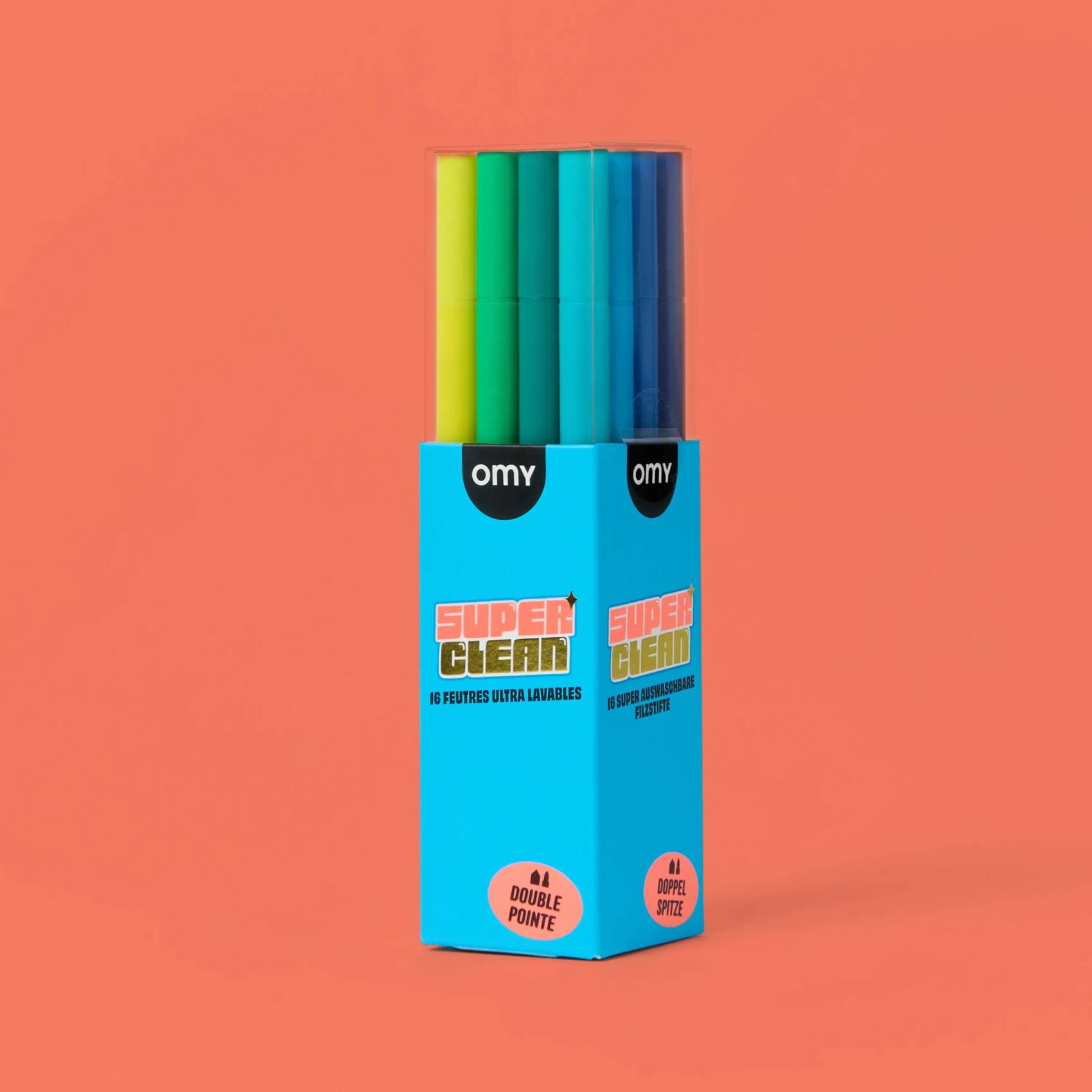 OMY | Super clean - 16 feutres ultra lavables