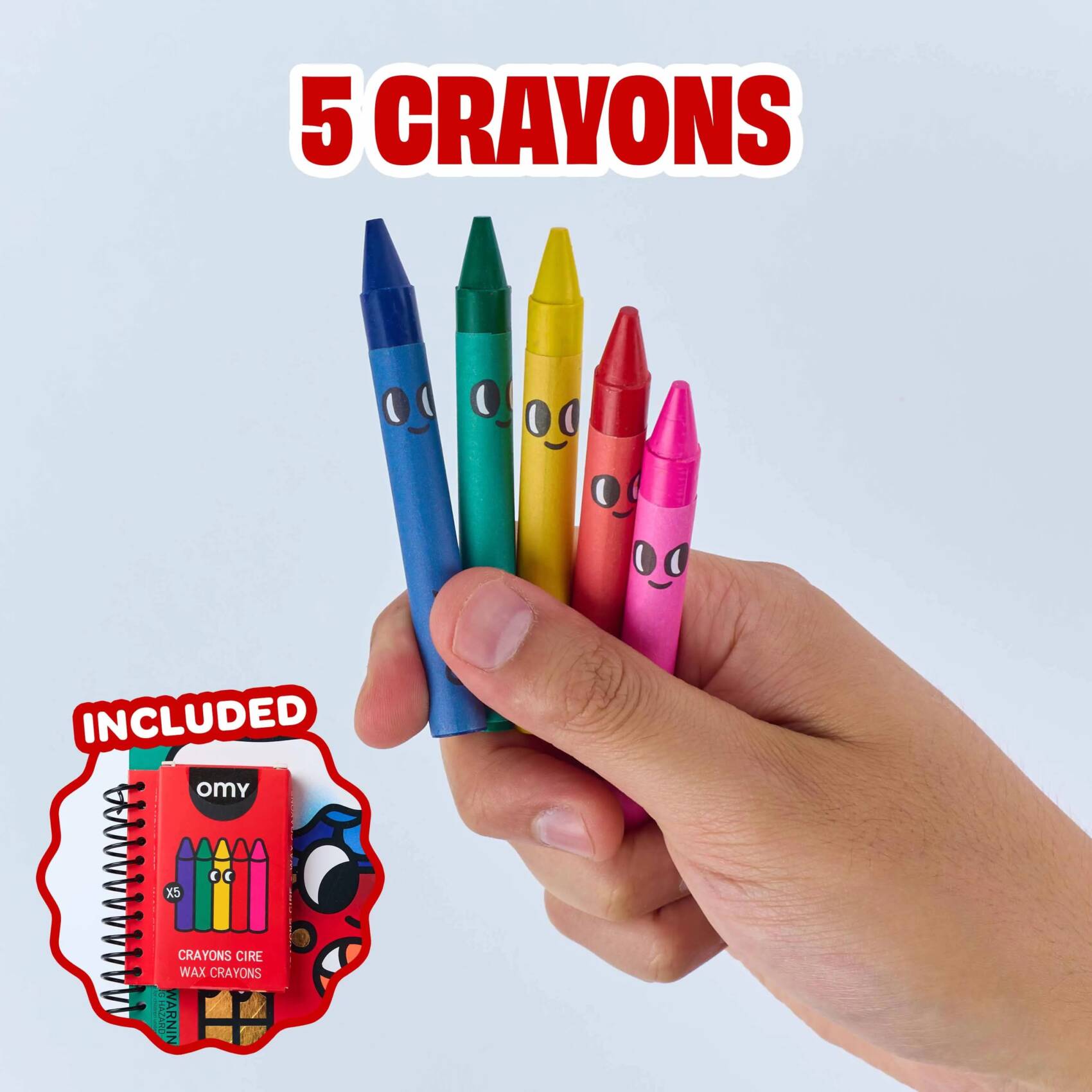 OMY | Super coloring book + Stickers