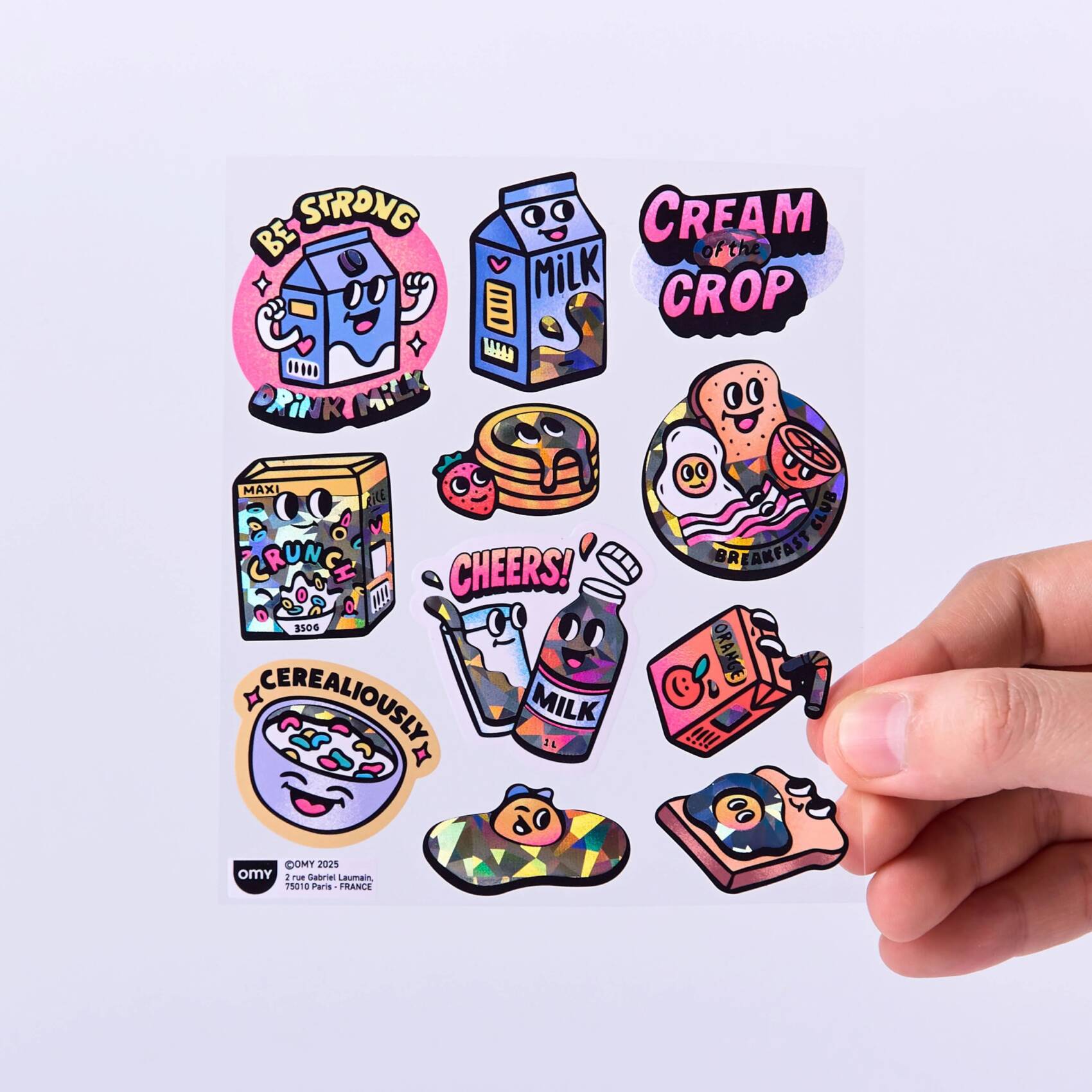 OMY | Fabulous Stickers Big Milk